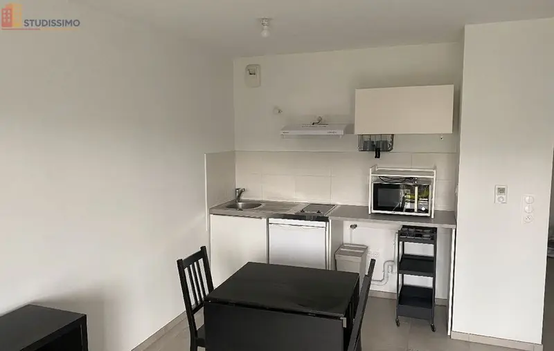 Studio meublé 29m² Strasbourg 67100 - Grande terrasse, lumineux - Photo 2