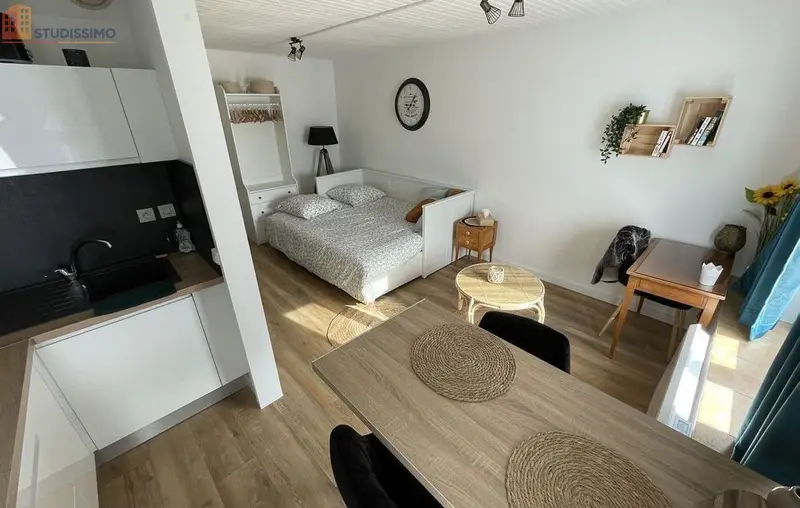 Studio 27m² Vesoul - Meublé, dernier étage - Photo 3
