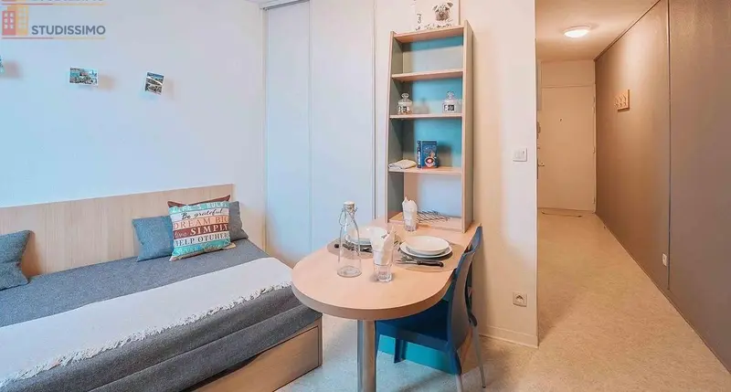 Studio meublé 19m² Clermont-Ferrand 63000 - Résidence sécurisée - Photo 2