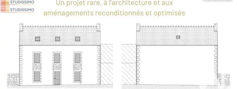 Studio 29m² Saint-Martin-des-Champs - 1er étage - Photo 1