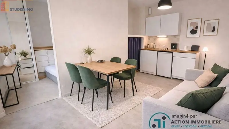 Studio 22m² Brest 29200 - Photo 6