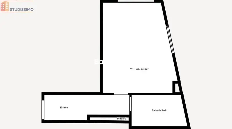 Studio 29m² Brest 29200 - Photo 5