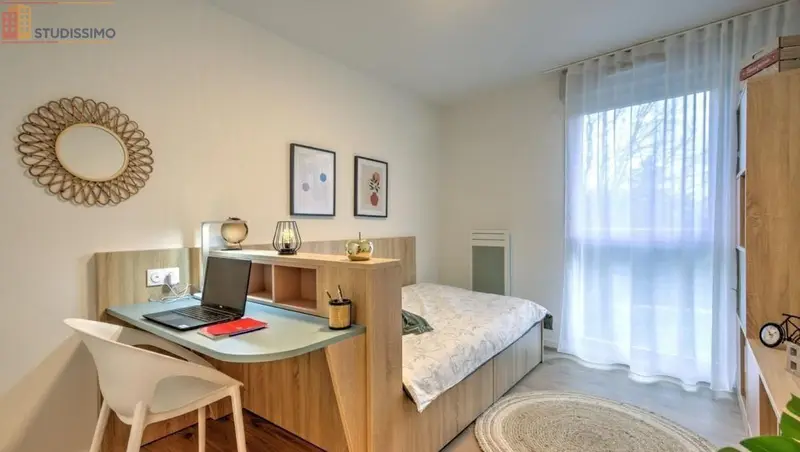 Studio meublé 20m² Pau centre - Meublé, DPE B - Photo 1