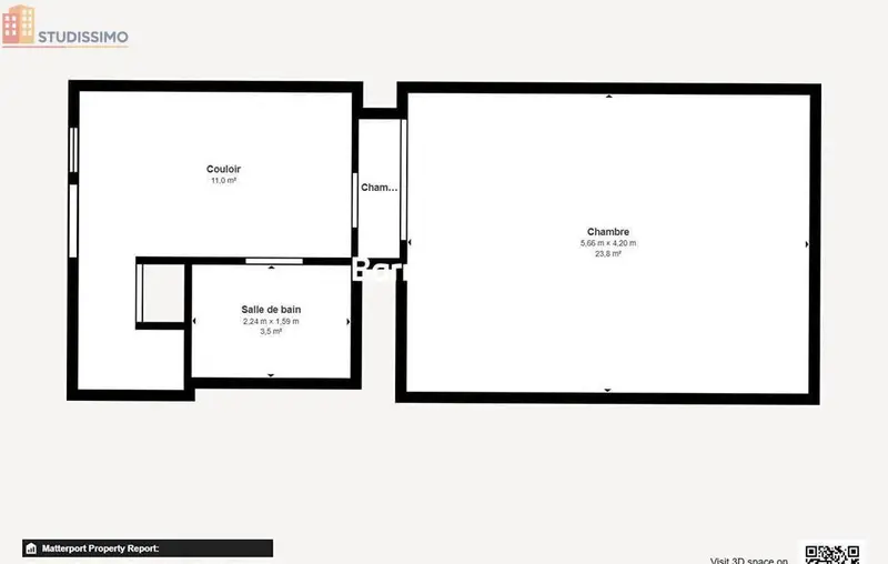 Studio 41m² Roscoff - Aucun caractère mentionné - Photo 2