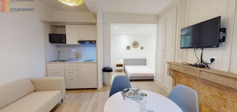Studio meublé 24m² Mâcon - Meublé, DPE C - Photo 5
