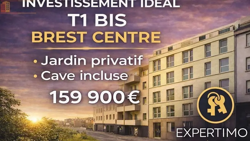 Studio 31m² Brest 29200 - DPE B, 1 chambre - Photo 2