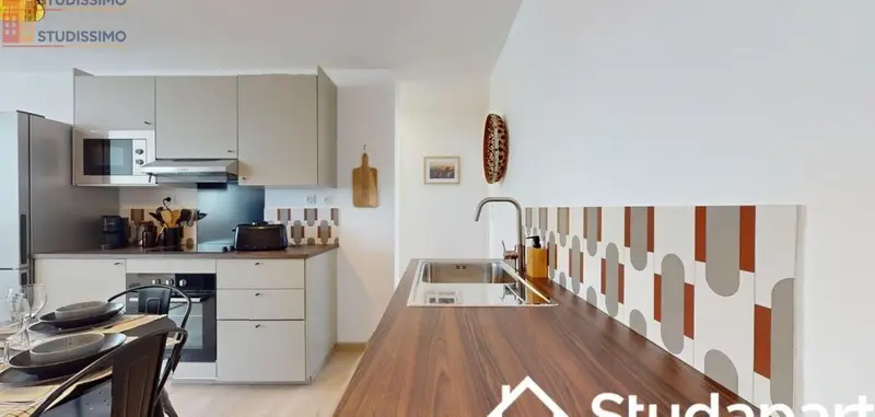 Studio meublé 10m² Pau 64000 - Meublé, DPE A - Photo 4