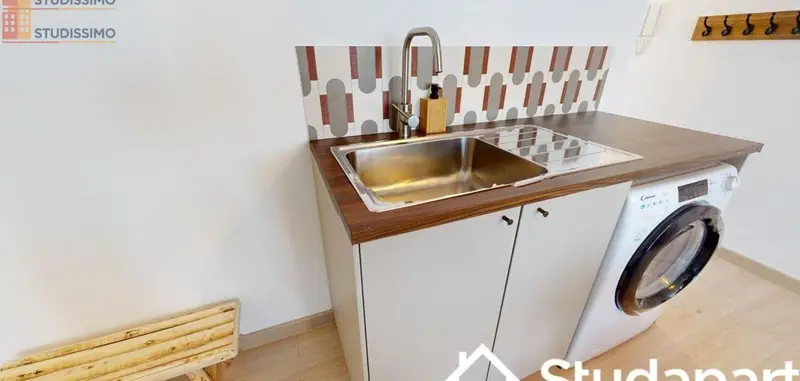 Studio meublé 10m² Pau 64000 - Meublé, DPE A - Photo 3