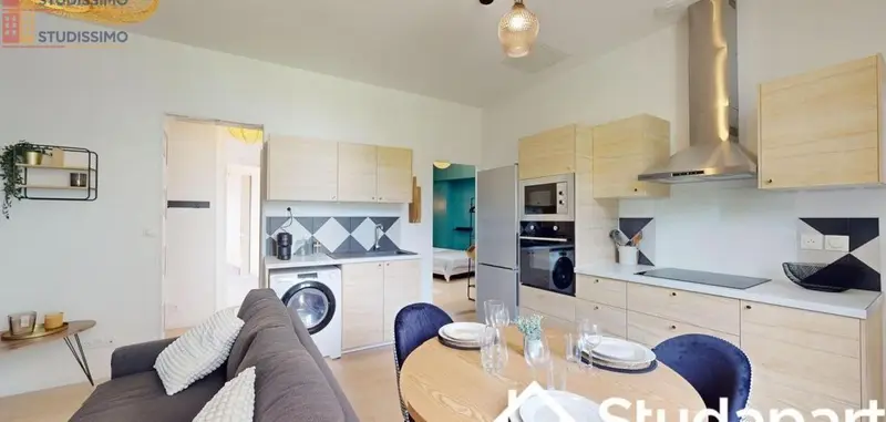 Studio meublé 10m² Pau centre - Meublé, DPE A - Photo 2