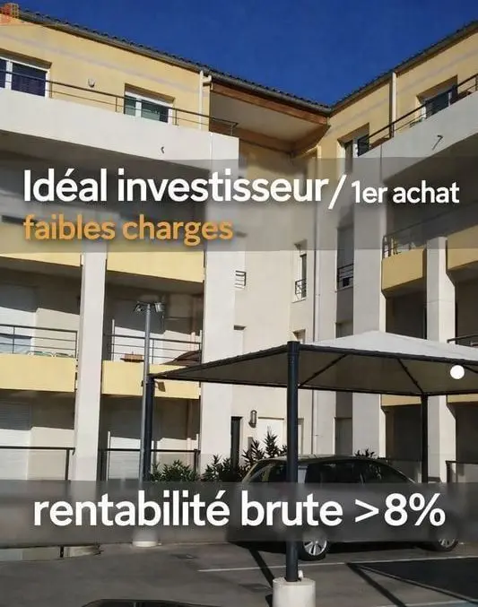 Studio 20m² Bagnols-sur-Cèze - Résidence sécurisée, parking - Photo 1