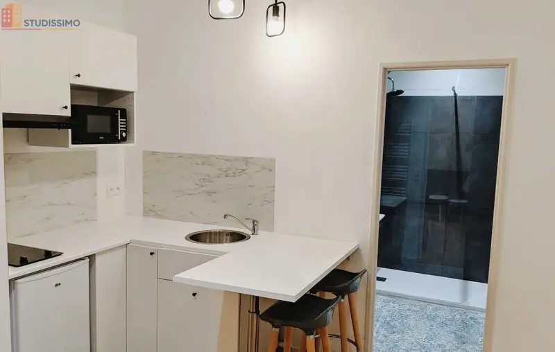 Studio meublé 24m² Pau centre - Meublé, 1er étage - Photo 2