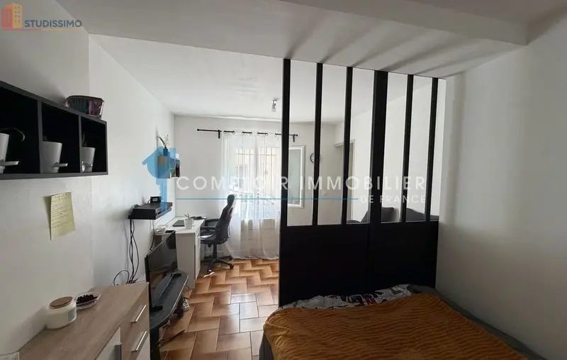 Studio 28m² Nîmes 30000 - DPE D, lumineux - Photo 7