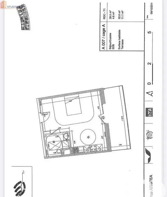 Studio 32m² Nîmes - lumineux, proche centre-ville - Photo 2