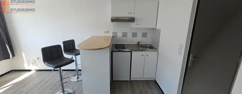 Studio meublé 19m² Pau centre - Dernier étage, lumineux - Photo 2