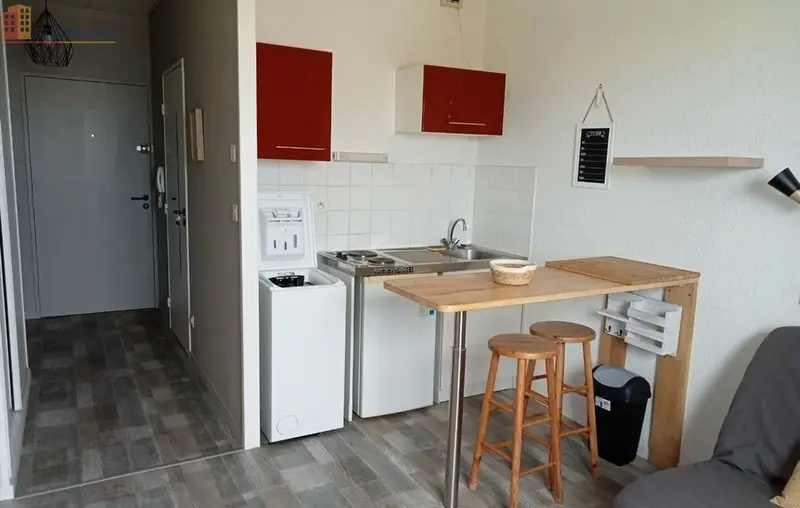 Studio meublé 22m² Le Mans - Lumineux, 5e étage - Photo 2