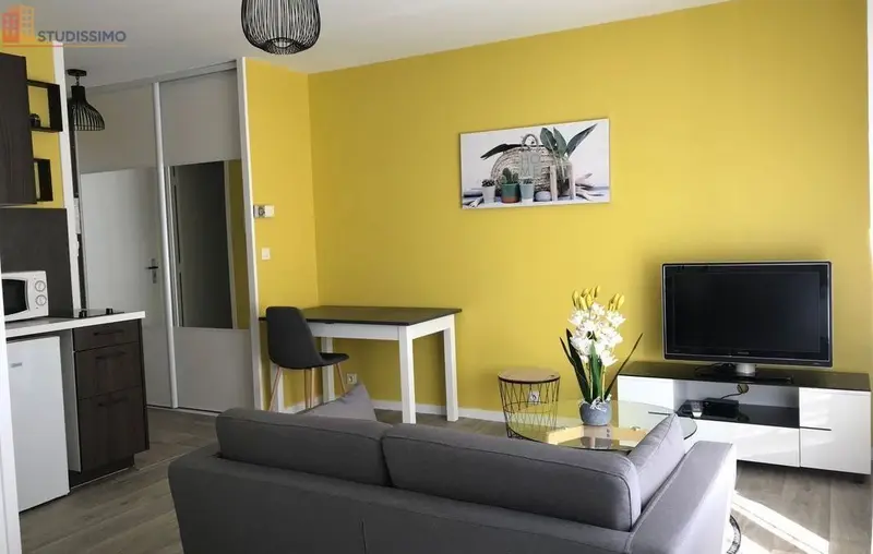 Studio meublé 28m² Le Mans centre - Proche gare, lumineux - Photo 3