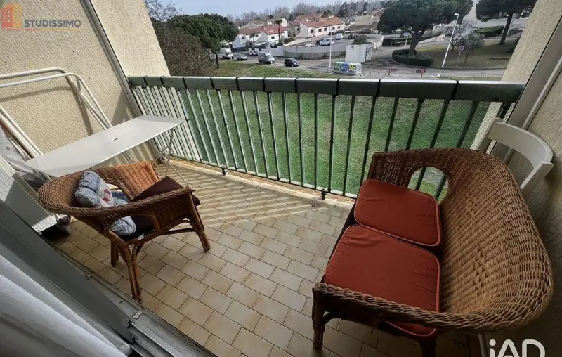 Studio 20m² Le Grau-du-Roi - Dernier étage, DPE C - Photo 1