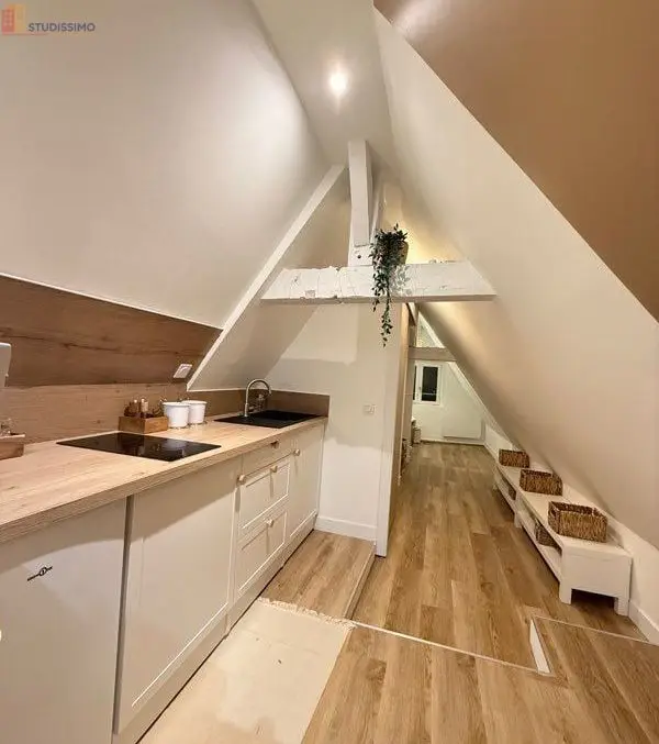Studio meublé 22m² Le Mans - Étage élevé, lumineux - Photo 4