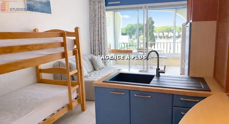Studio 20m² Le Grau-du-Roi - DPE C, 1er étage - Photo 5