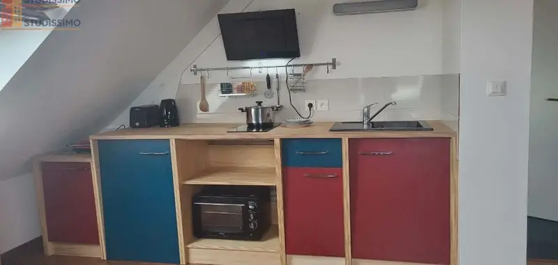 Studio 22m² Allonnes - Meublé, parking privé - Photo 3