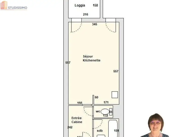 Studio 27m² Le Grau-du-Roi - Étage intermédiaire, DPE C - Photo 1