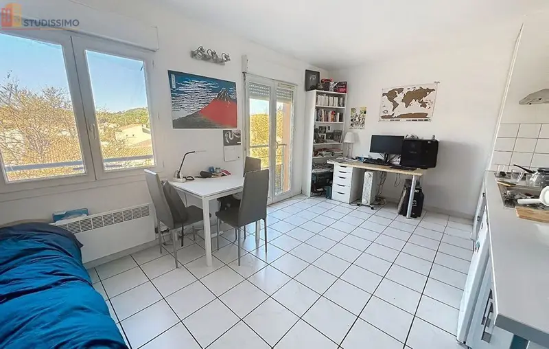Studio 28m² Les Angles - Étage élevé, DPE C - Photo 2
