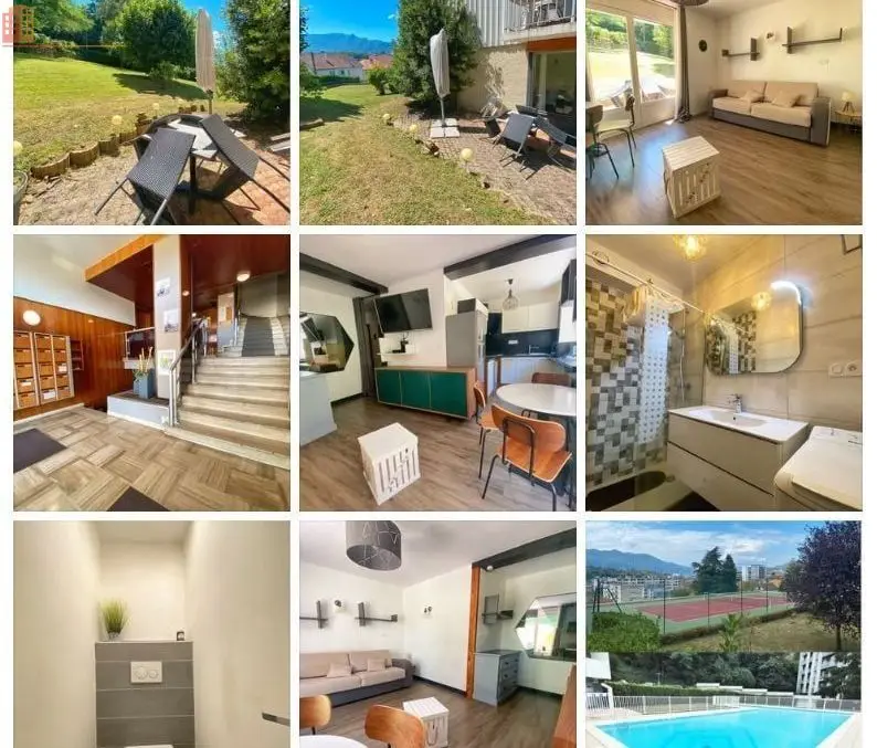 Studio meublé 28m² Aix-les-Bains - Terrasse, cave - Photo 2