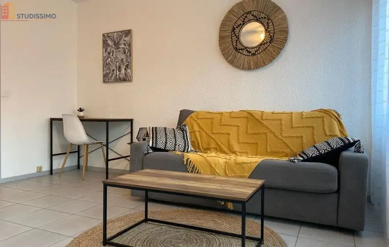 Studio meublé 25m² Chambéry - Standing, parking - Photo 4