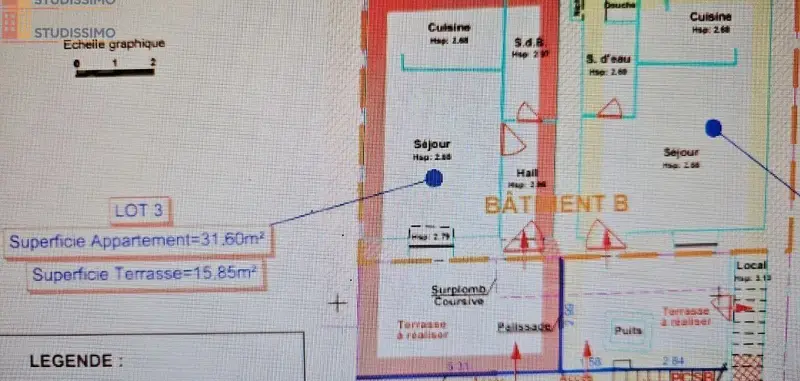 Studio 32m² Nîmes centre - Proche quartier Notre-Dame - Photo 5