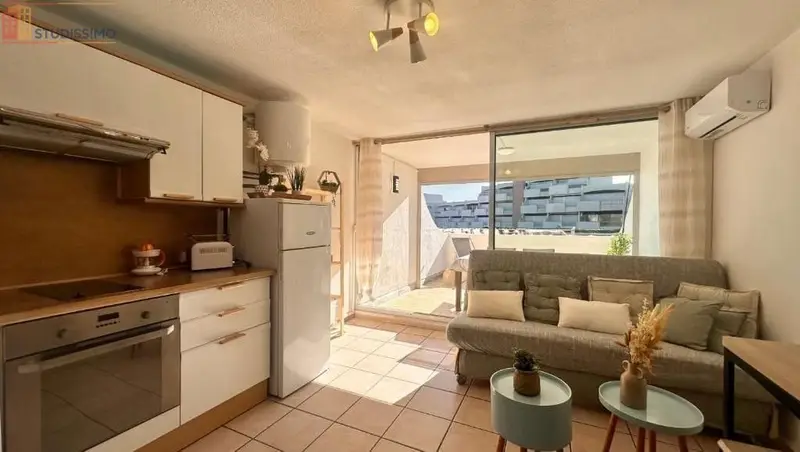 Studio 22m² Le Grau-du-Roi - Grande terrasse plein sud - Photo 2