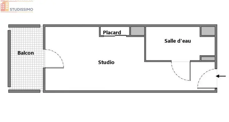 Studio 18m² Nîmes centre - Stationnement inclus - Photo 2