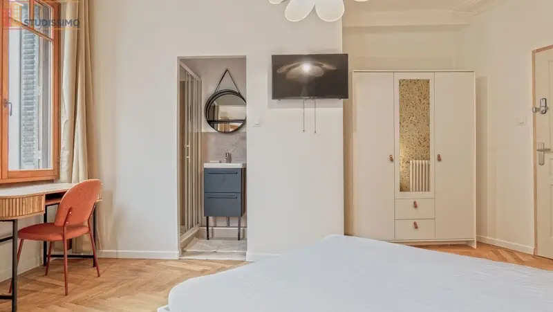 Studio meublé 19m² Annemasse - Sdb et wc privatifs - Photo 3