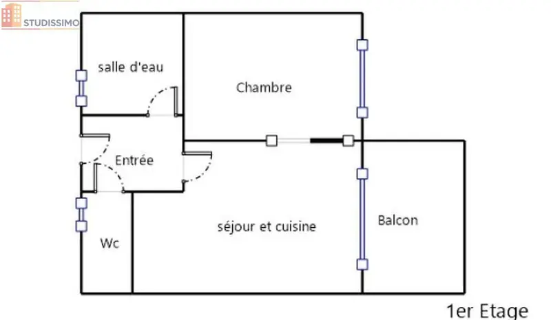 Studio 20m² Cazaubon - Dpe D - Photo 8