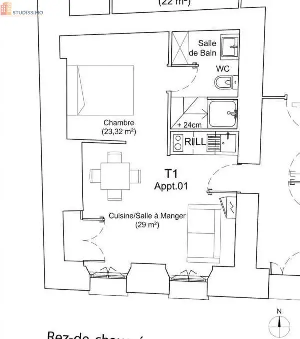 Studio 29m² Samatan 32130 - Photo 1
