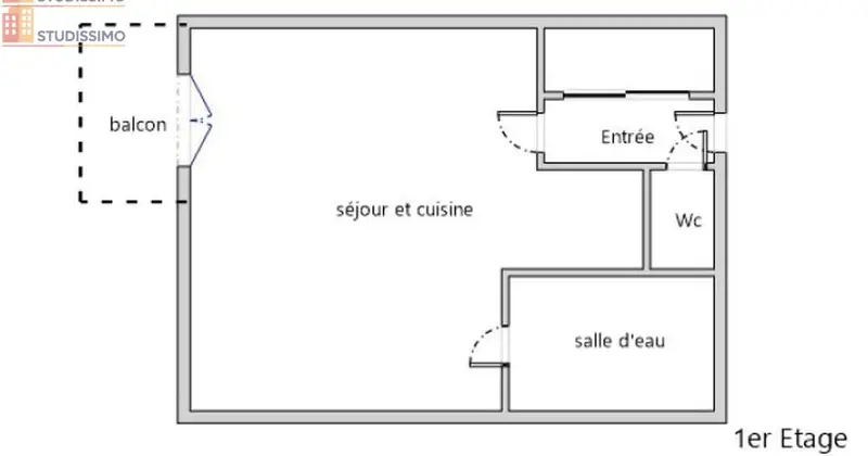Studio 25m² Cazaubon - lumineux - Photo 4