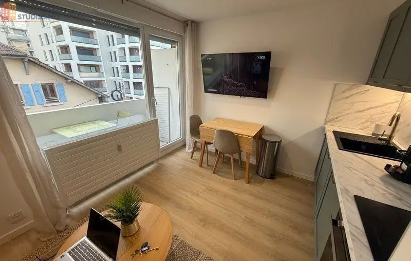 Studio meublé 22m² Annemasse - Proche tram, meublé - Photo 7