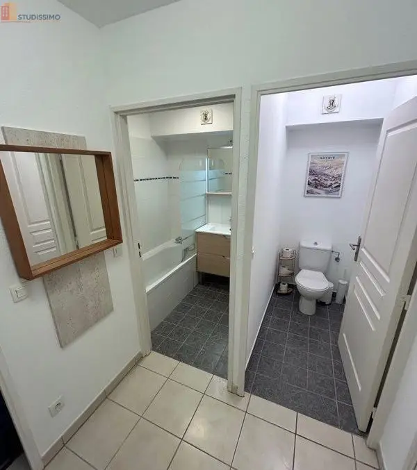 Studio meublé 28m² Annemasse 74100 - Parking privé, lumineux - Photo 6