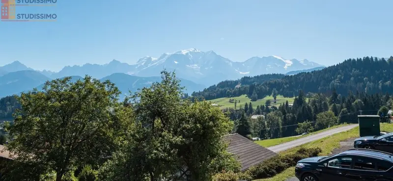 Studio meublé 25m² Cordon 74700 - Lumineux, vue Mont Blanc - Photo 3