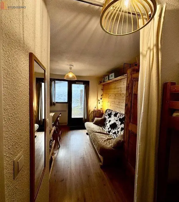 Studio meublé 18m² Morillon 74440 - Calme, 2e étage - Photo 2
