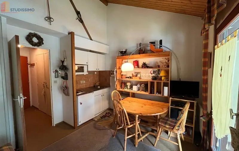 Studio meublé 19m² Les Contamines-Montjoie - Meublé, DPE D - Photo 5