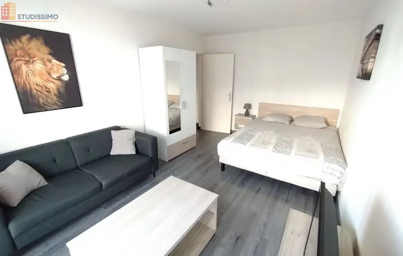 Studio meublé 30m² Annemasse - Cuisine séparée, balcon - Photo 5
