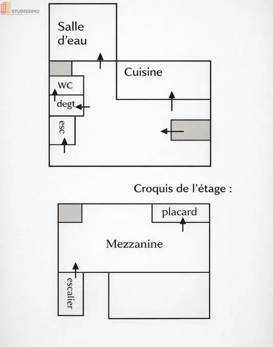 Studio 43m² Tours - lumineux, spacieux - Photo 2