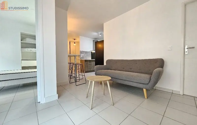Studio 20m² Saint-Priest - Meublé, DPE C - Photo 9
