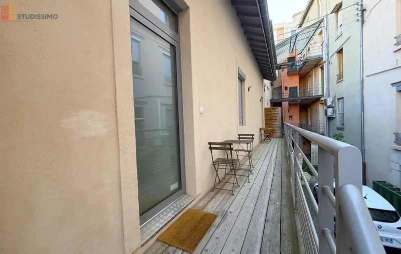 Studio meublé 18m² Oullins-Pierre-Bénite 69600 - Meublé, DPE C - Photo 1