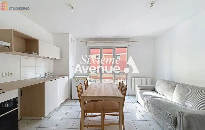 Studio 27m² Villeurbanne - Lumineux, proche commodités - Photo 4