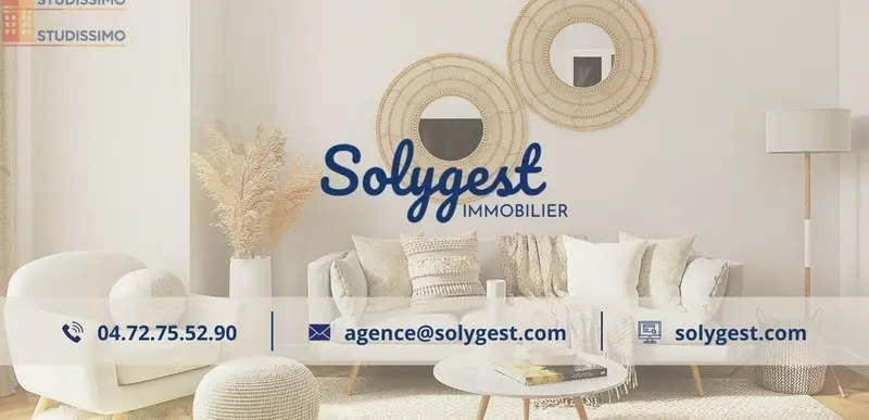 Studio 31m² Villeurbanne - Meublé, 2e étage - Photo 1