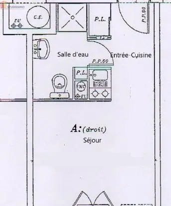 Studio meublé 12m² Bron centre - Proche université, tram - Photo 1