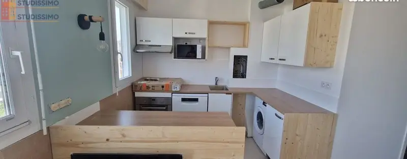 Studio meublé 25m² Villeurbanne - Refait à neuf, coin nuit - Photo 2
