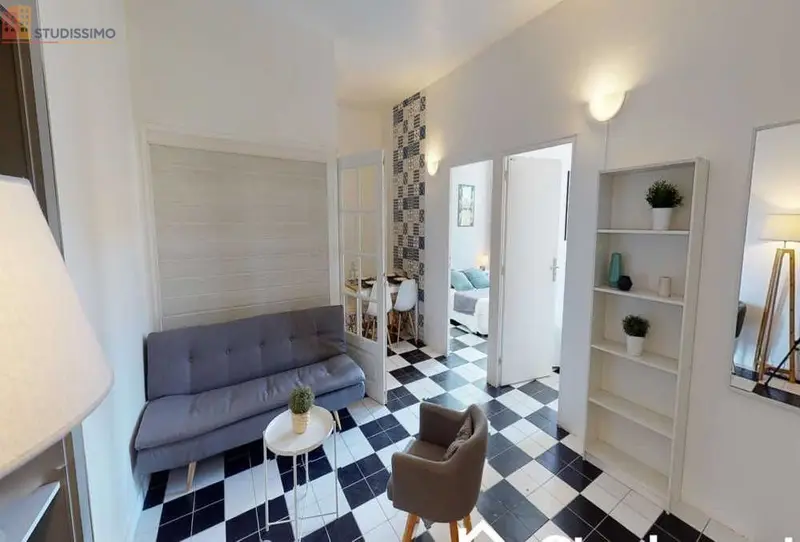Studio meublé 12m² Lyon 1er - Calme, au 5e étage - Photo 1