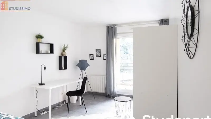 Studio meublé 12m² Vénissieux - Meublé, DPE A - Photo 3